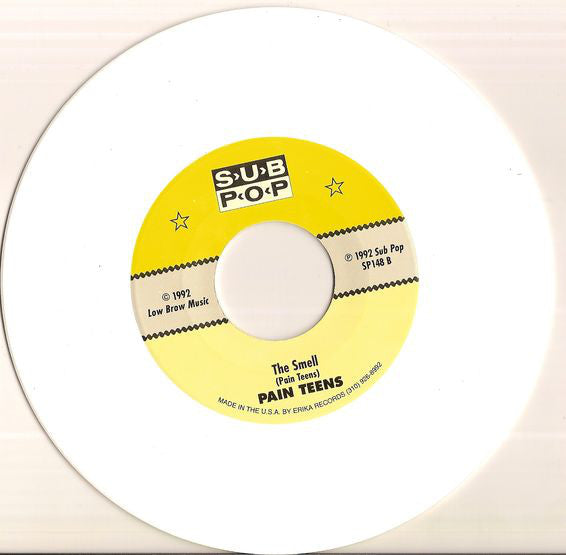 Pain Teens : Death Row Eyes / The Smell (7", Single, Ltd, Whi)