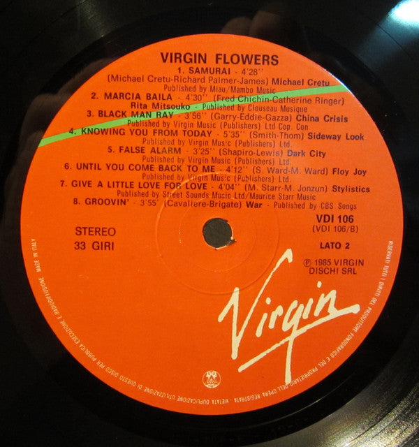 Various : Virgin Flowers (60 Minuti Di Fiori Musicali Per L'Estate) (LP, Comp)