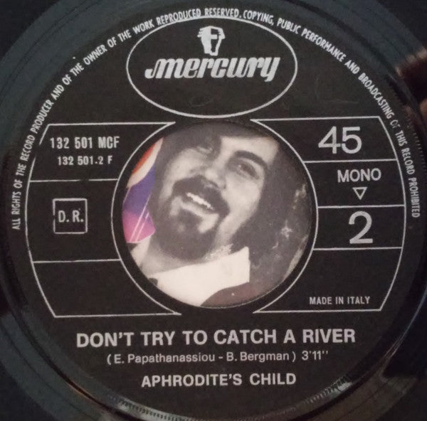 Aphrodite's Child : Rain And Tears / Don't Try To Catch A River (7", Single, Mono)