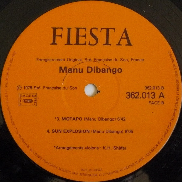 Manu Dibango : Manu Dibango (LP, Album)