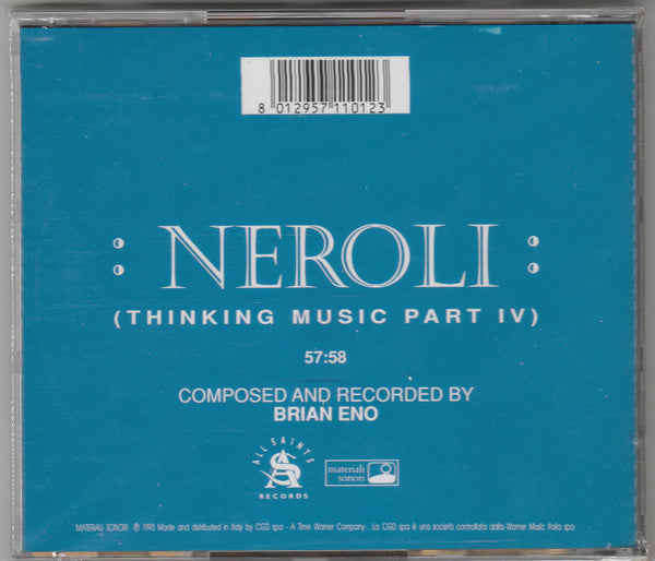 Brian Eno : :Neroli: (Thinking Music Part IV) (CD, Album)
