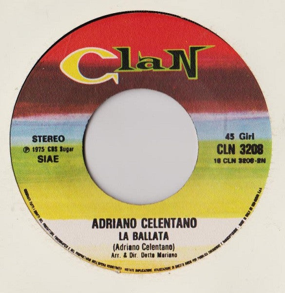 Adriano Celentano : Yuppi Du (7")