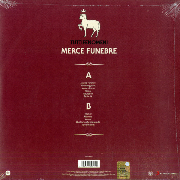 Tutti Fenomeni : Merce Funebre (LP, Album)