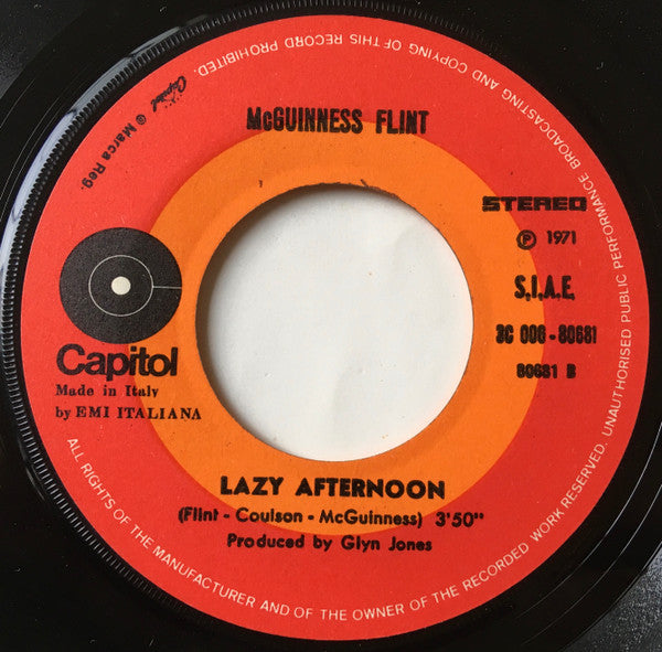 McGuinness Flint : When I'm Dead And Gone (7", Single)