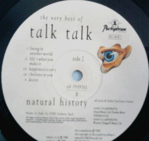 Talk Talk : Natural History (The Very Best Of Talk Talk) (LP, Comp)