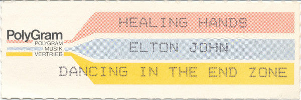Elton John : Healing Hands. (7", Single)