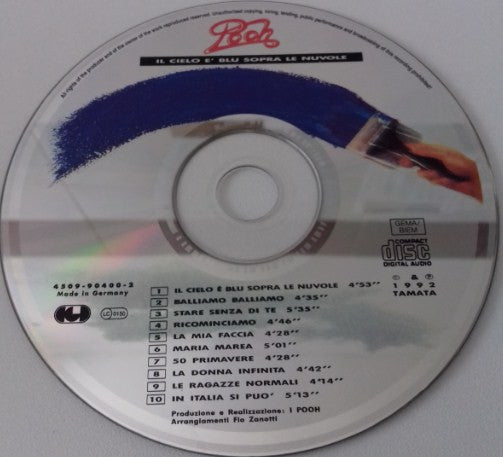 Pooh : Il Cielo E' Blu Sopra Le Nuvole (CD, Album, RE)