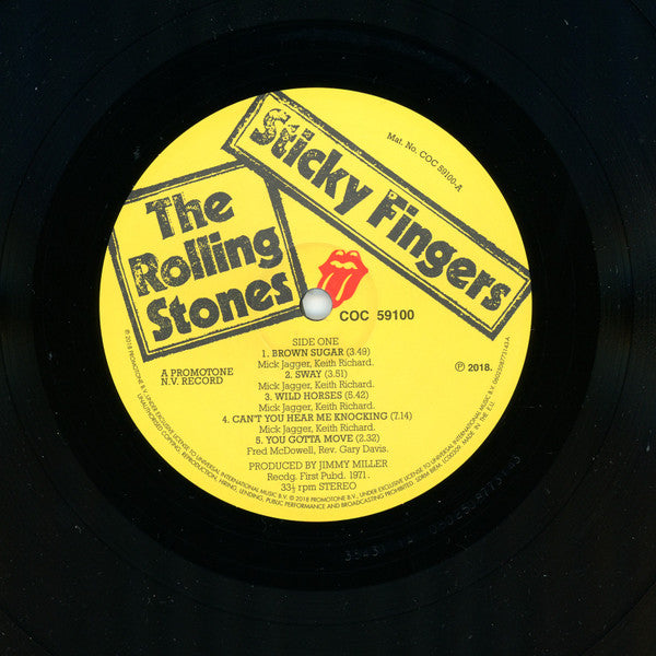 The Rolling Stones : Sticky Fingers (LP, Album, RE, RM, 180)