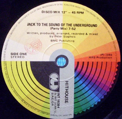 Hithouse : Jack To The Sound Of The Underground (12", Maxi)