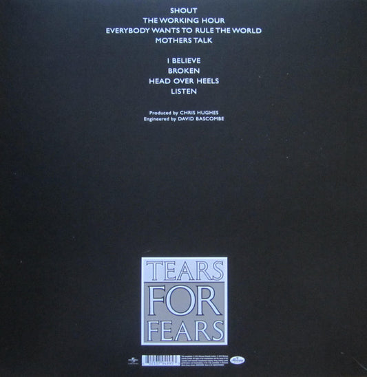 Tears For Fears : Songs From The Big Chair (LP, Album, RE)