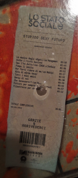 Lo Stato Sociale : Stupido Sexy Futuro (LP, Album)