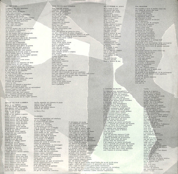 Luca Barbarossa : Non Tutti Gli Uomini (LP, Album)