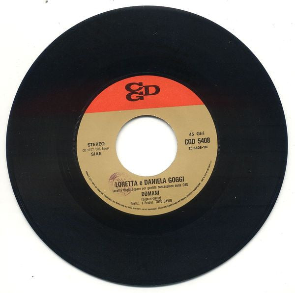 Loretta* & Daniela Goggi : Domani (7")
