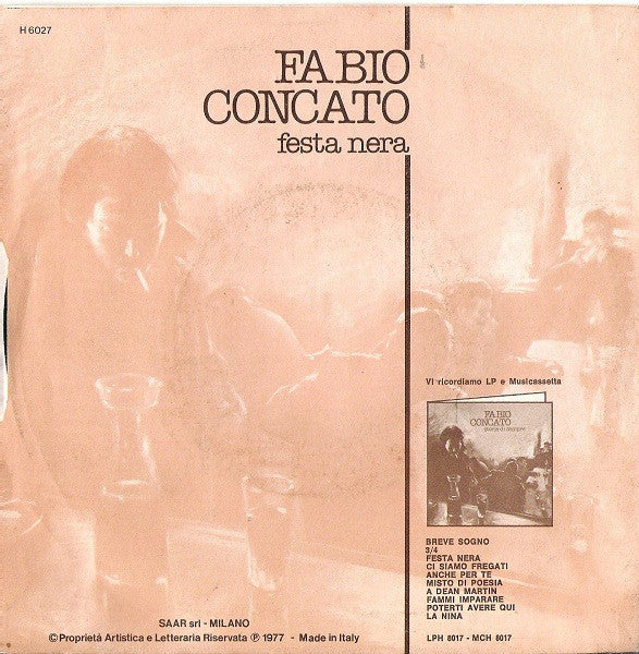 Fabio Concato : A Dean Martin (7")