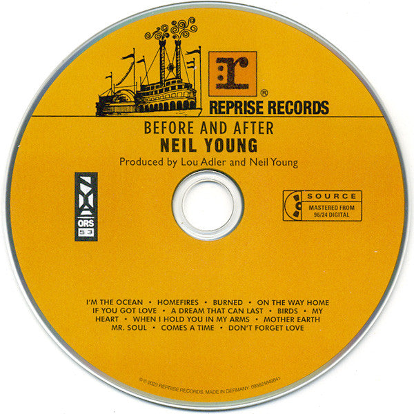Neil Young : Before And After (CD, Album)