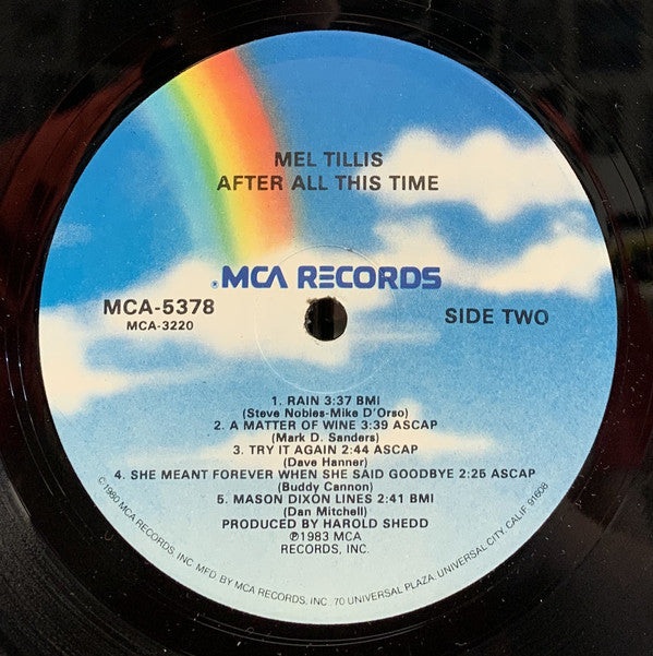 Mel Tillis : After All This Time (LP, Album, Glo)