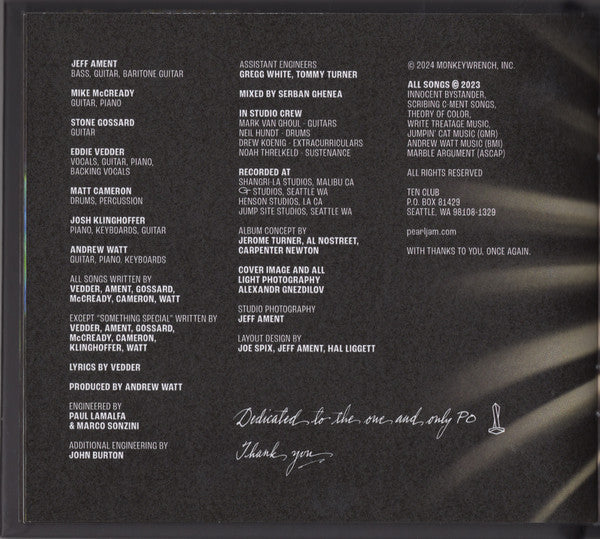 Pearl Jam : Dark Matter (CD, Album, Dig)