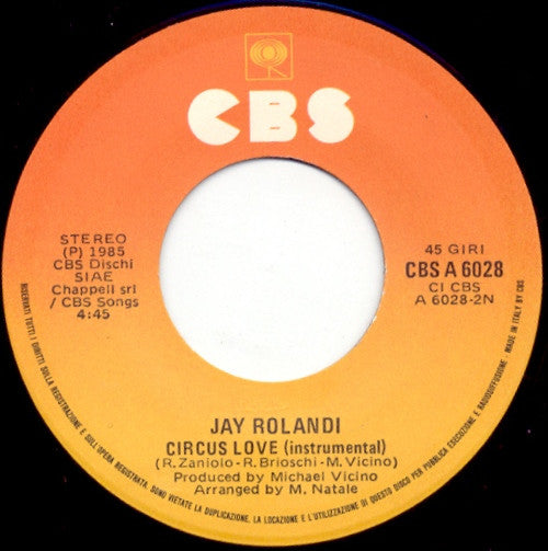 Jay Rolandi : Circus Love (7")