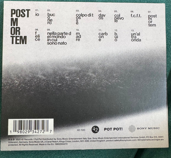 I Cani : Post Mortem (CD, Album)