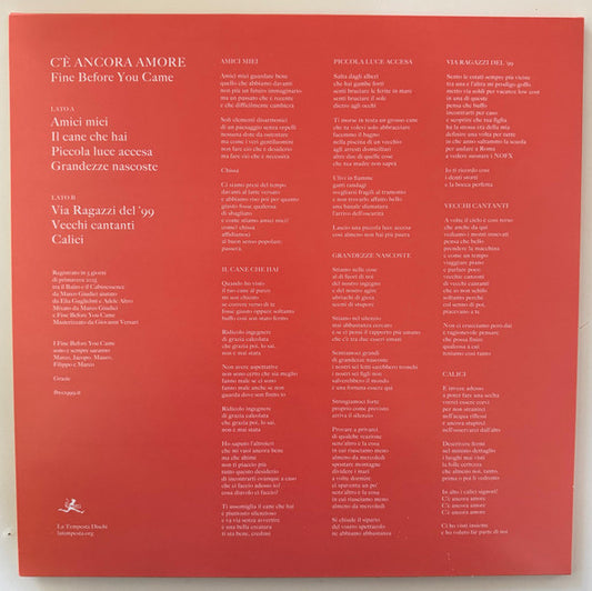 Fine Before You Came : C’è Ancora Amore (LP)