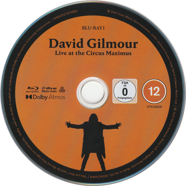 David Gilmour : Live At The Circus Maximus (2xBlu-ray, Multichannel, Dol)