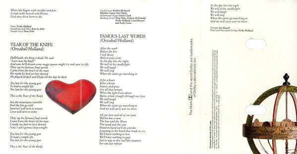 Tears For Fears : The Seeds Of Love (Cass, Album)