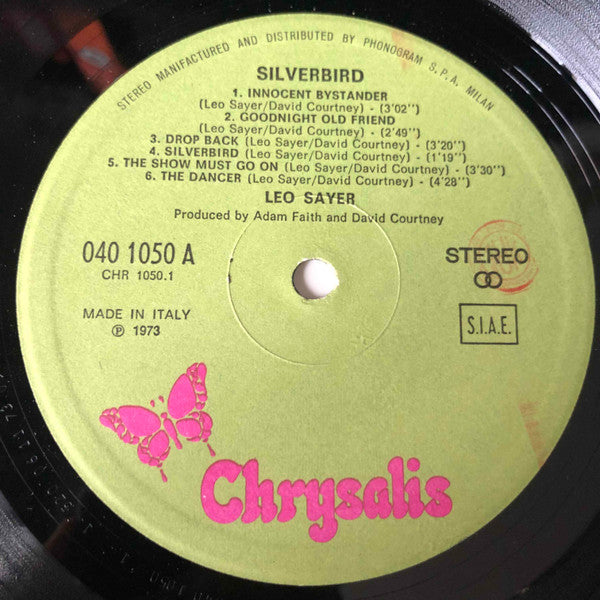 Leo Sayer : Silverbird (LP, Album, Gat)