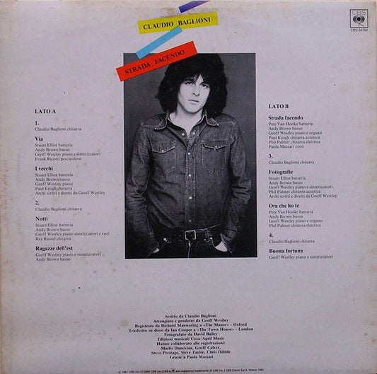 Claudio Baglioni : Strada Facendo (LP, Album)