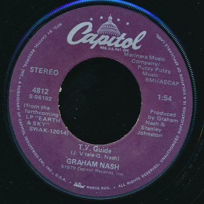 Graham Nash : In The 80's (7", Single)