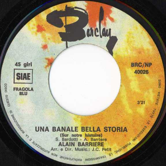 Alain Barrière : Mare (7")