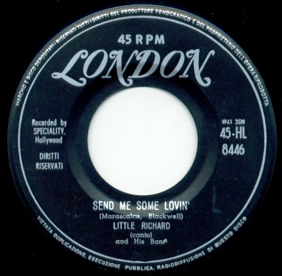 Little Richard And His Band : Lucille / Send Me Some Lovin' (7")