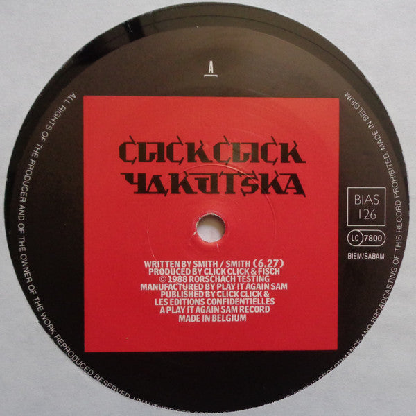 Click Click : Yakutska / Change Of Plan (12", Maxi)