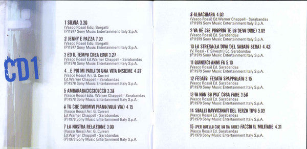 Vasco Rossi : Sensazioni Rock - Best (3xCD, Comp)