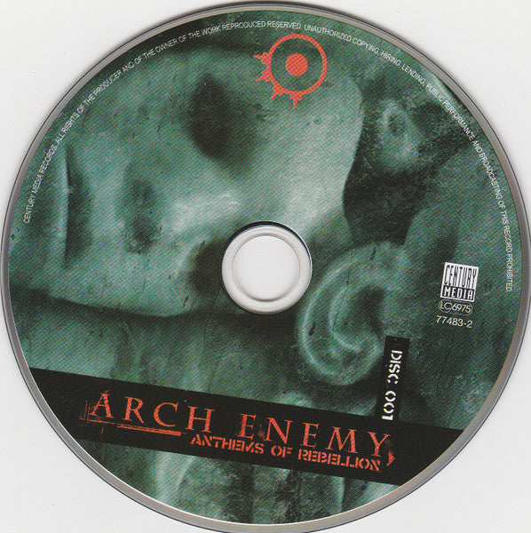 Arch Enemy : Anthems Of Rebellion (CD, Album, RP)
