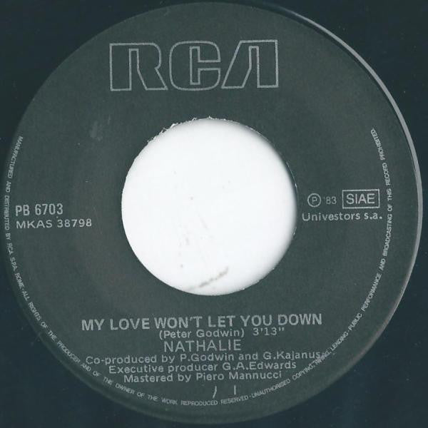 Nathalie : My Love Won't Let You Down (7")