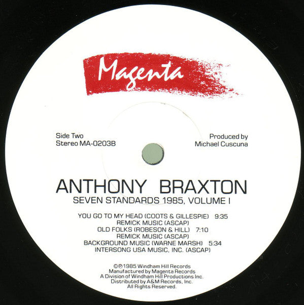 Anthony Braxton : Seven Standards 1985, Volume I (LP, Album, Ele)