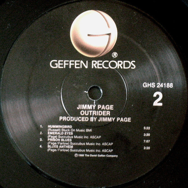 Jimmy Page : Outrider (LP, Album, Spe)