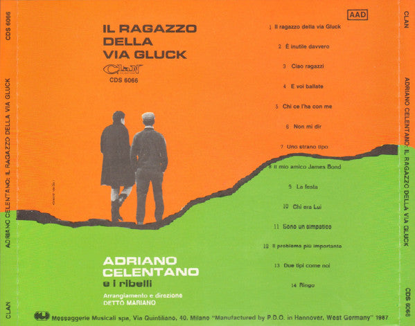 Adriano Celentano : Il Ragazzo Della Via Gluck (CD, Album)