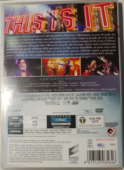 Michael Jackson : This Is It (DVD-V, PAL)