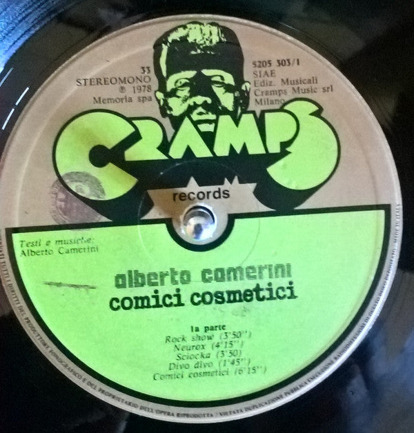 Alberto Camerini : Comici Cosmetici (LP, Album, Gat)
