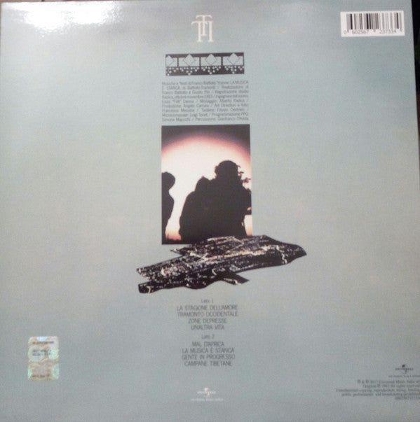 Franco Battiato : Orizzonti Perduti (LP, Album, RE)