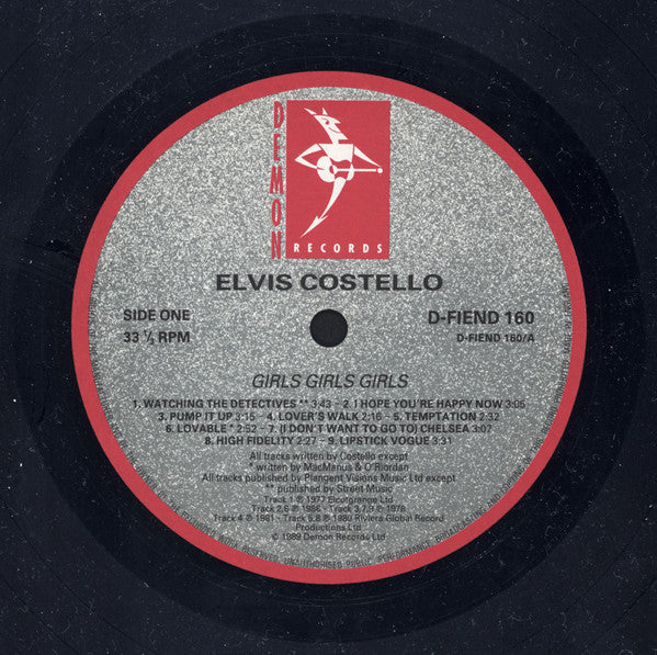 Elvis Costello : Girls +£÷ Girls =$& Girls (The Songs Of Elvis Costello / The Sounds Of Elvis Costello & The Attractions) (2xLP, Comp)