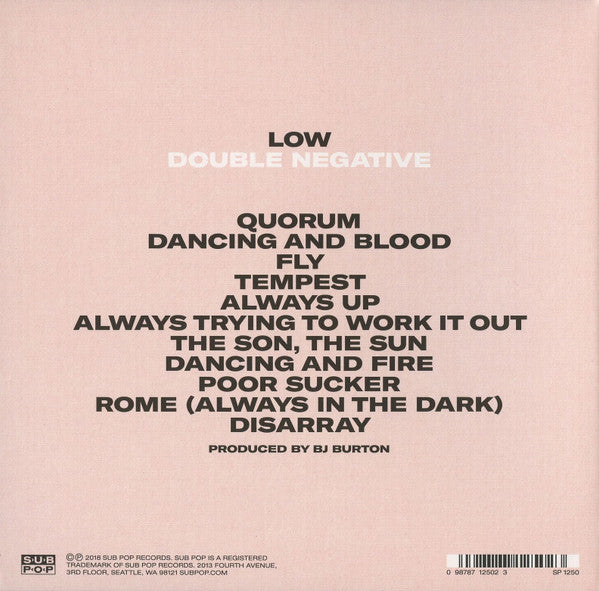 Low : Double Negative (CD, Album)