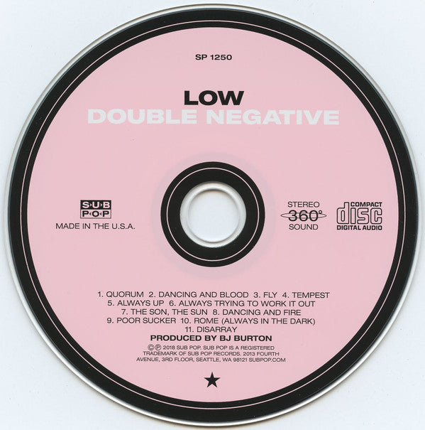 Low : Double Negative (CD, Album)
