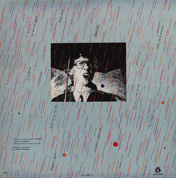 Lucio Battisti : Una Giornata Uggiosa (LP, Album, 1/8)