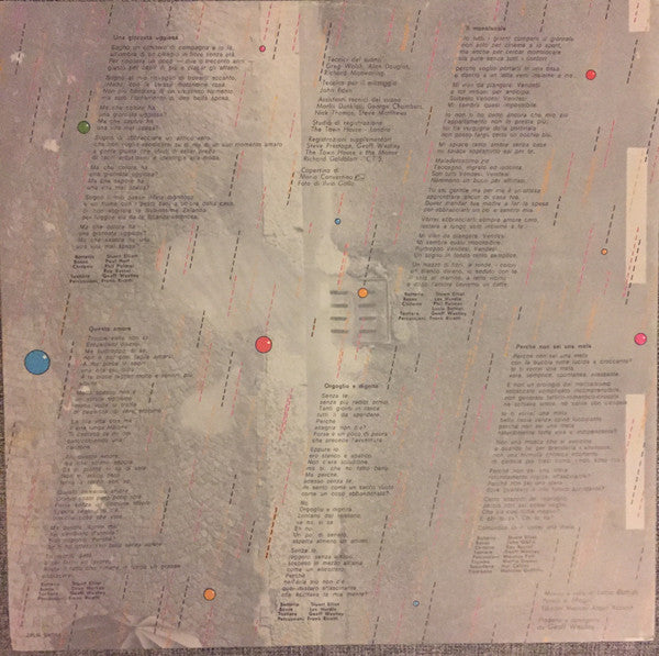 Lucio Battisti : Una Giornata Uggiosa (LP, Album, 1/8)