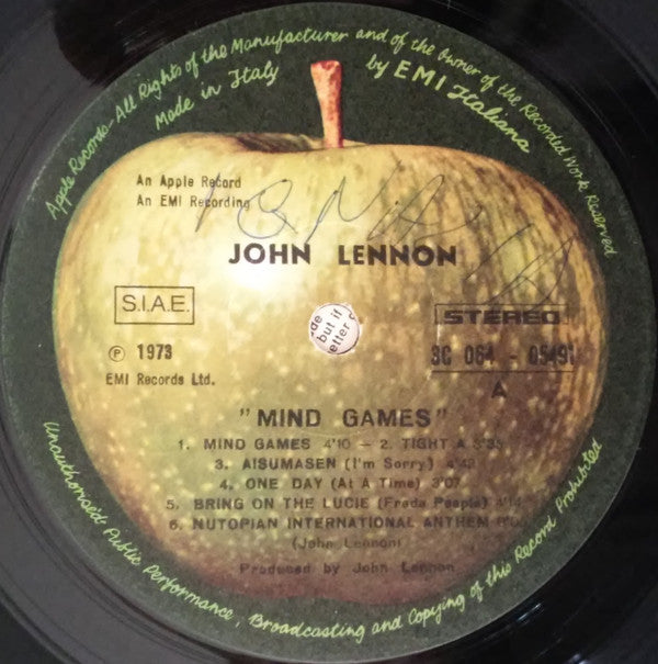 John Lennon : Mind Games (LP, Album)