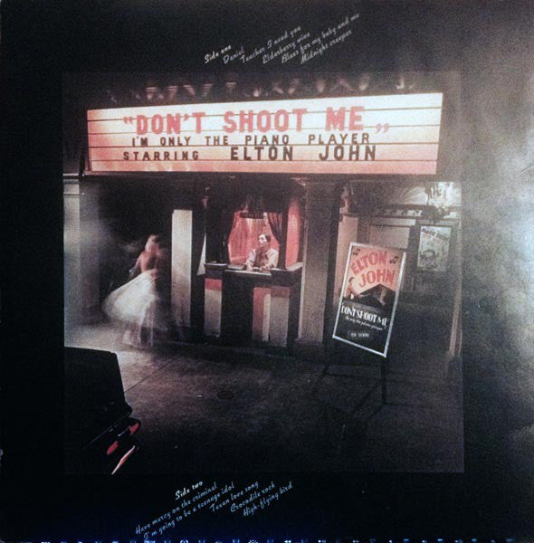 Elton John : Don't Shoot Me I'm Only The Piano Player (LP, Album, Gat)