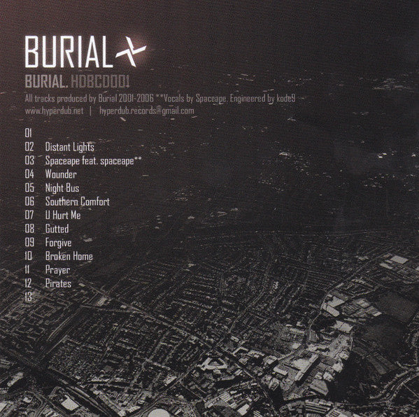 Burial : Burial (CD, Album, RP)