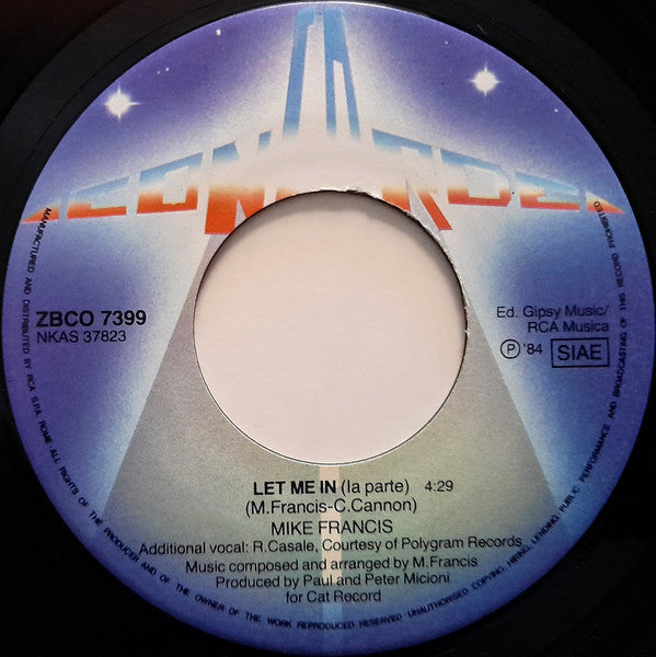 Mike Francis : Let Me In (7")